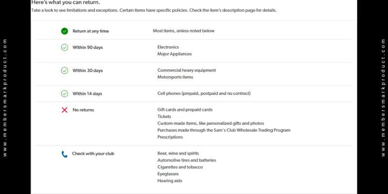 Sam’s Club Mattress Return Policy Overview