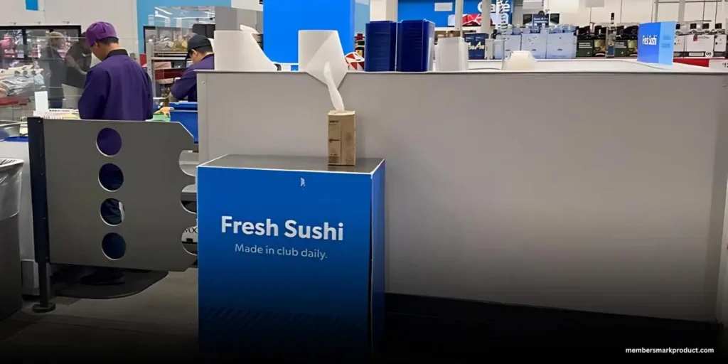 Fresh Sushi made in a sam's club