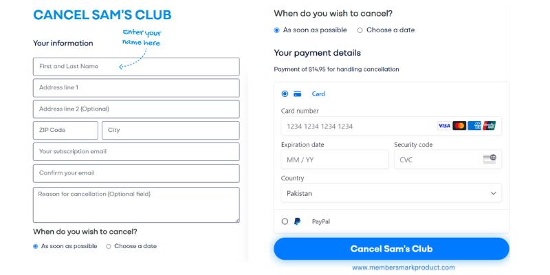 How to Cancel Sam’s Club Membership online