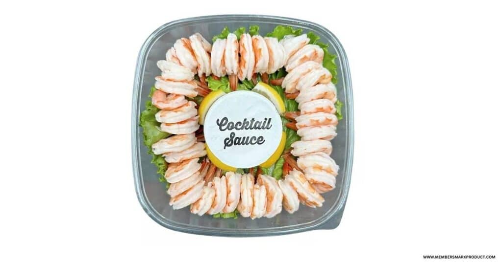 Member's Mark Shrimp Tray with Cocktail Sauce