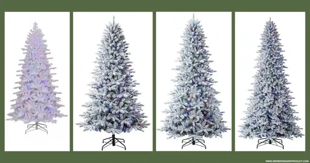 Member's Mark Flocked Pre-Lit Christmas Tree