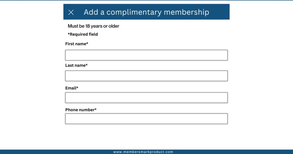 How To Add Complimentary Members?