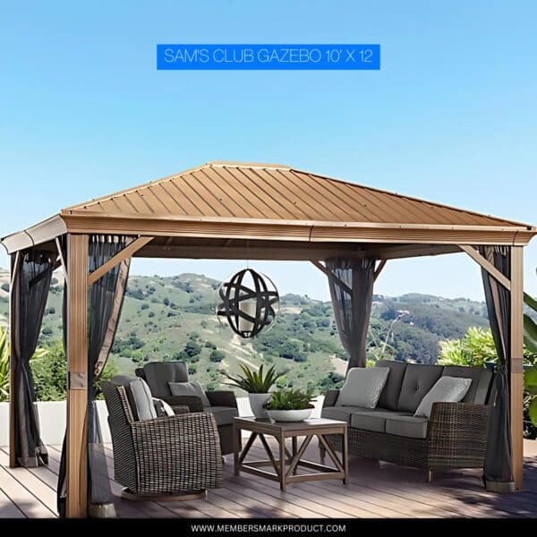 Sam’s Club Gazebo 10' x 12' - Member's Mark Alameda Gazebo