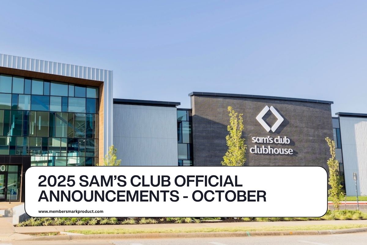 2025 October Sam’s Club Announcements